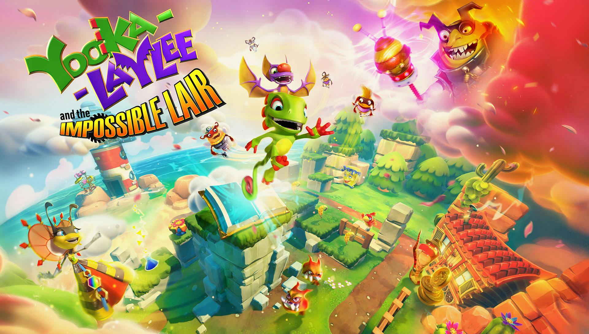 Veranderende levels in Yooka-Laylee and the Impossible Lair