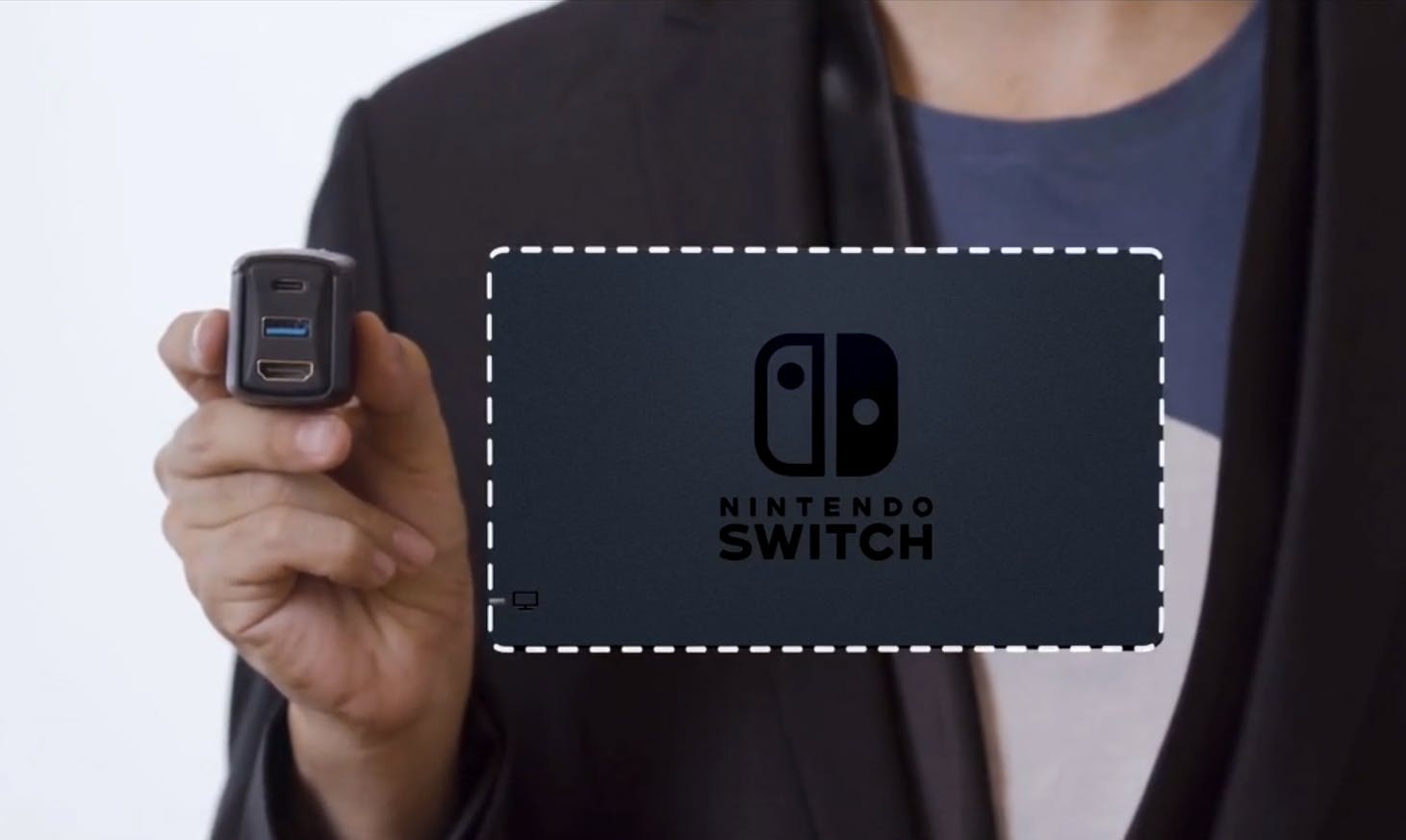 Switch-dock ter grootte van stekkerblok onthuld op Kickstarter