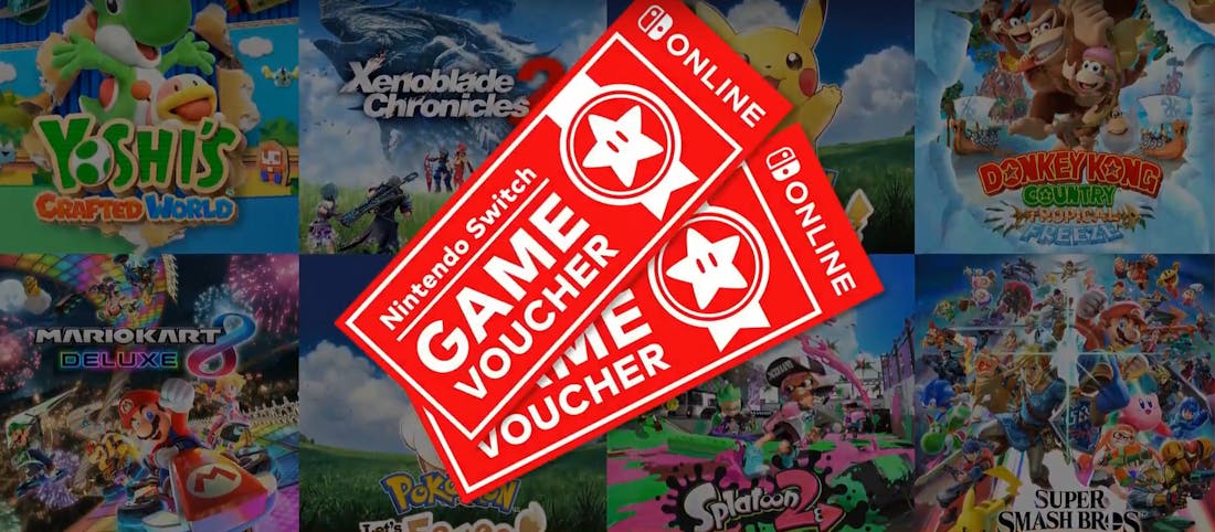 Nintendo lanceert vouchers voor Switch-spellen