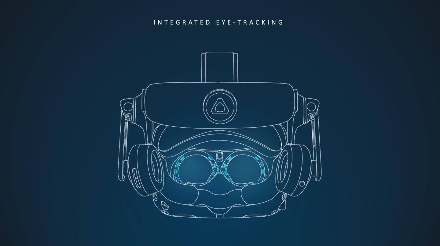 HTC onthult Vive Pro met eye tracking, toont mobiele headset
