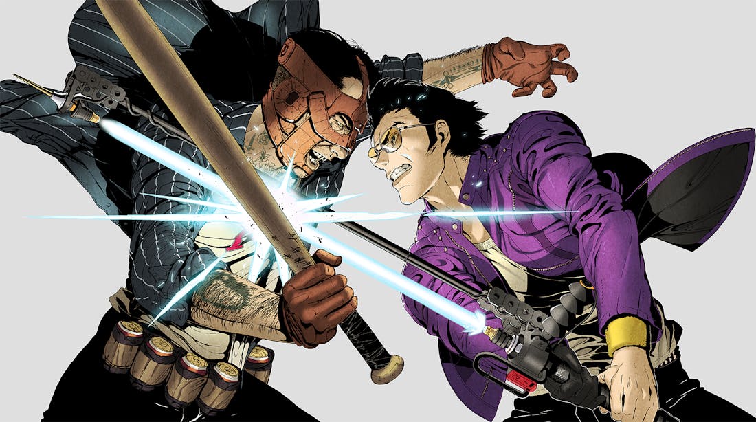 Dit is de Life is Destroy-wereld uit Travis Strikes Again: No More Heroes