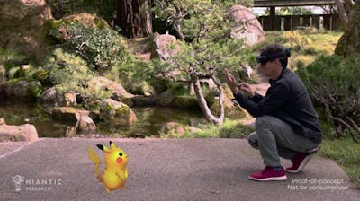 Microsoft toont Pokémon Go via HoloLens 2