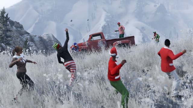 Gratis wapens en kersttruien in GTA Online en Red Dead Online