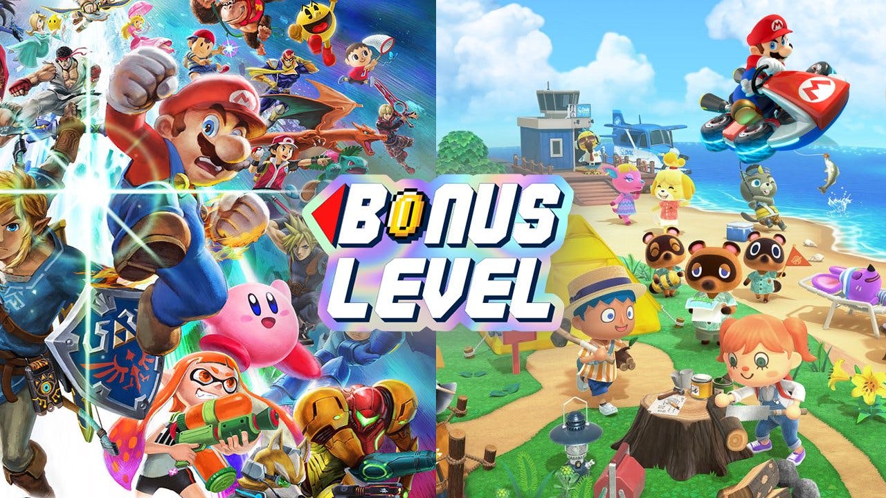 Live om 14:30: Bonuslevel-stream met Mario Kart, Smash Bros. en Animal Crossing!