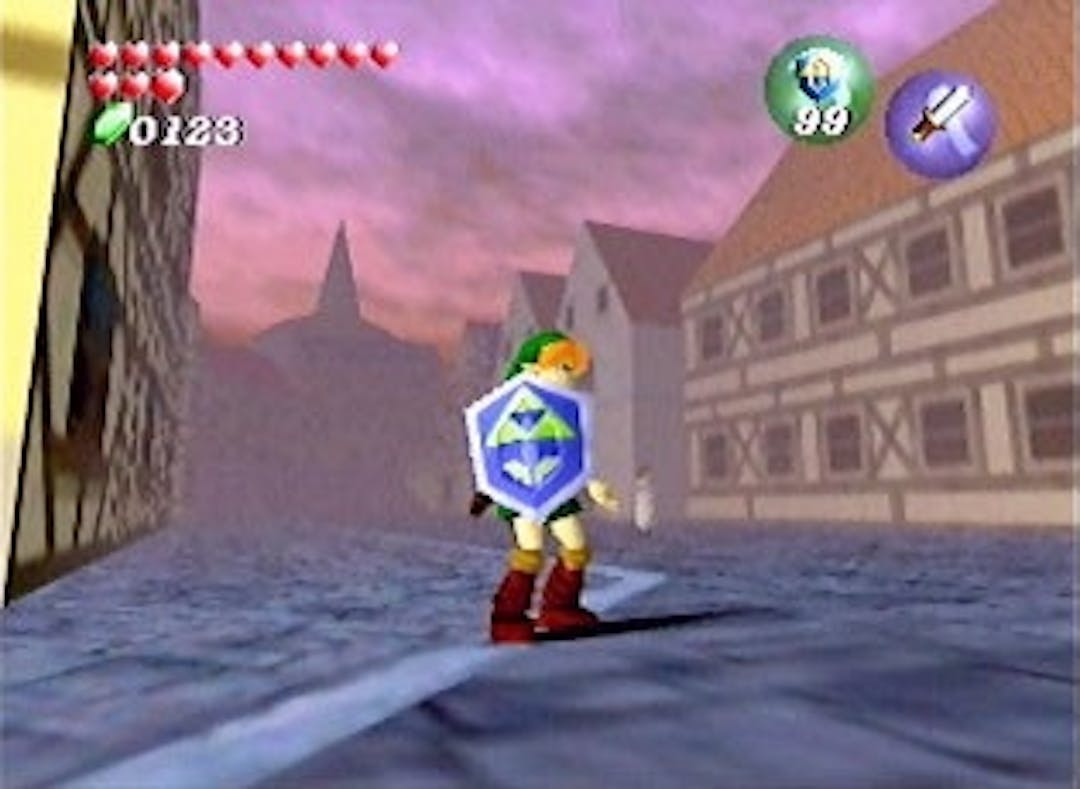 Vroege versie van Ocarina of Time