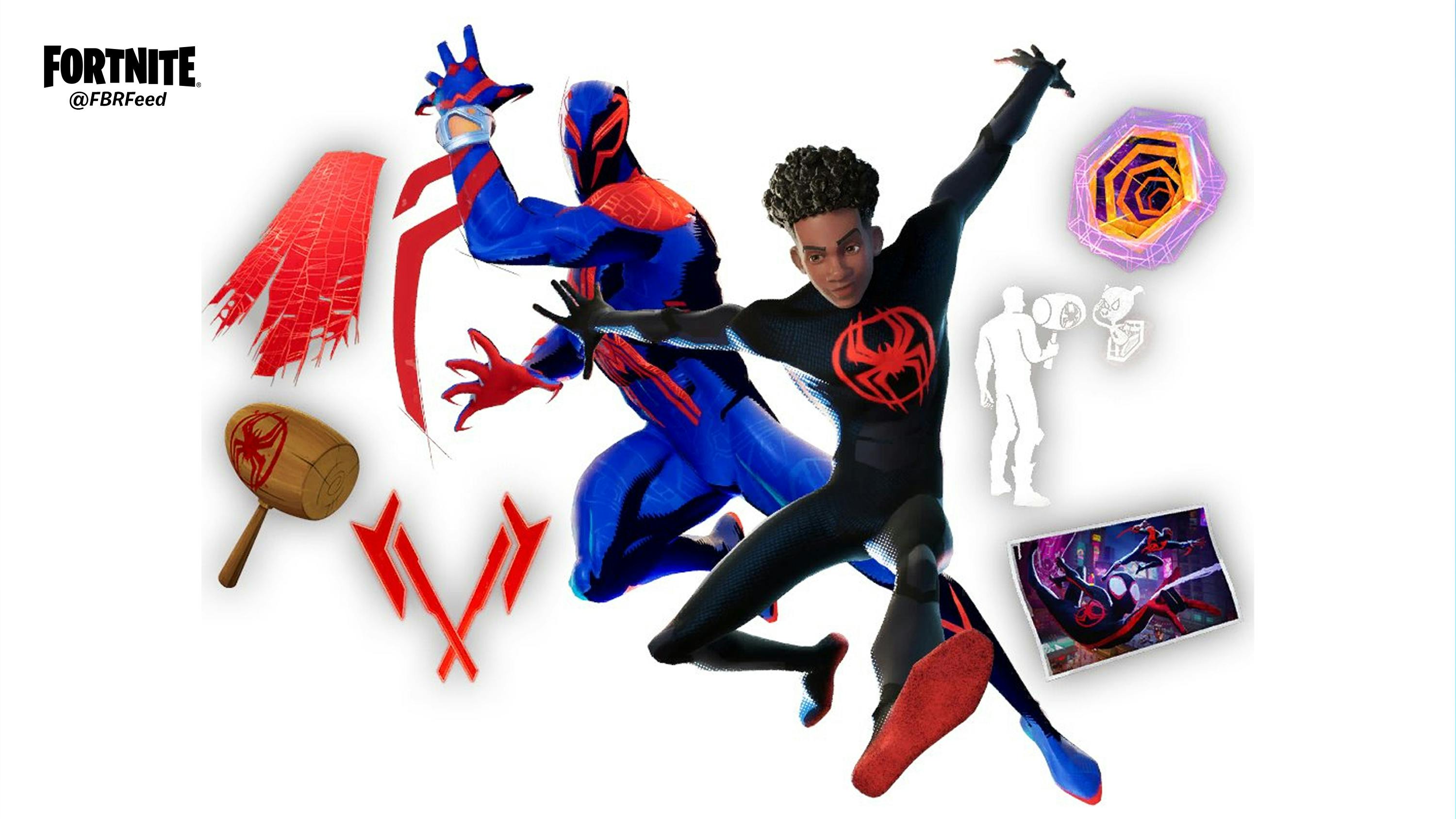 Across the Spider-Verse-skins voor Fortnite uitgelekt