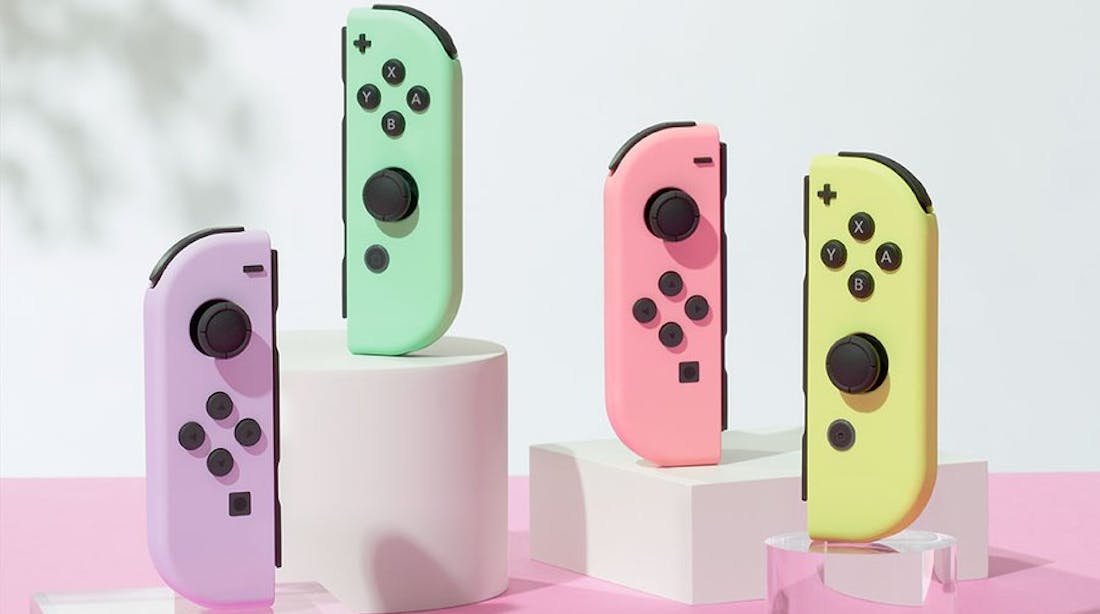 Nintendo onthult nieuwe Joy-Con met pastelkleuren