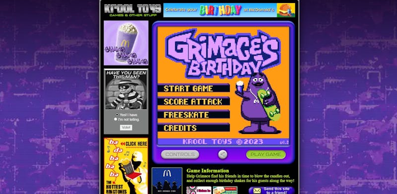 Grimace's Birthday