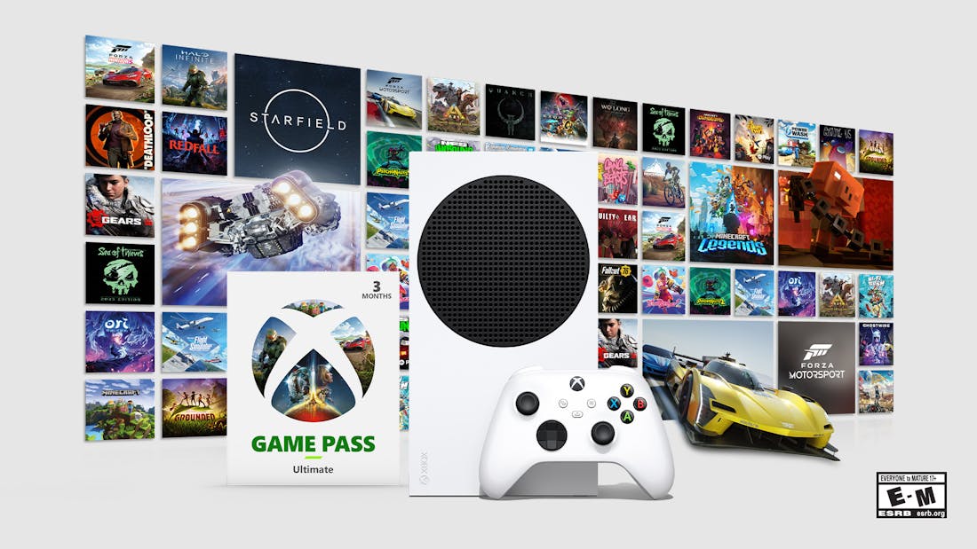 Xbox Series S-startersbundel met drie maanden Game Pass op komst