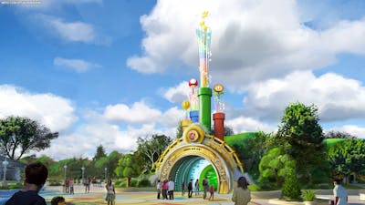 Eerste concept art van Super Nintendo World in Orlando uitgebracht