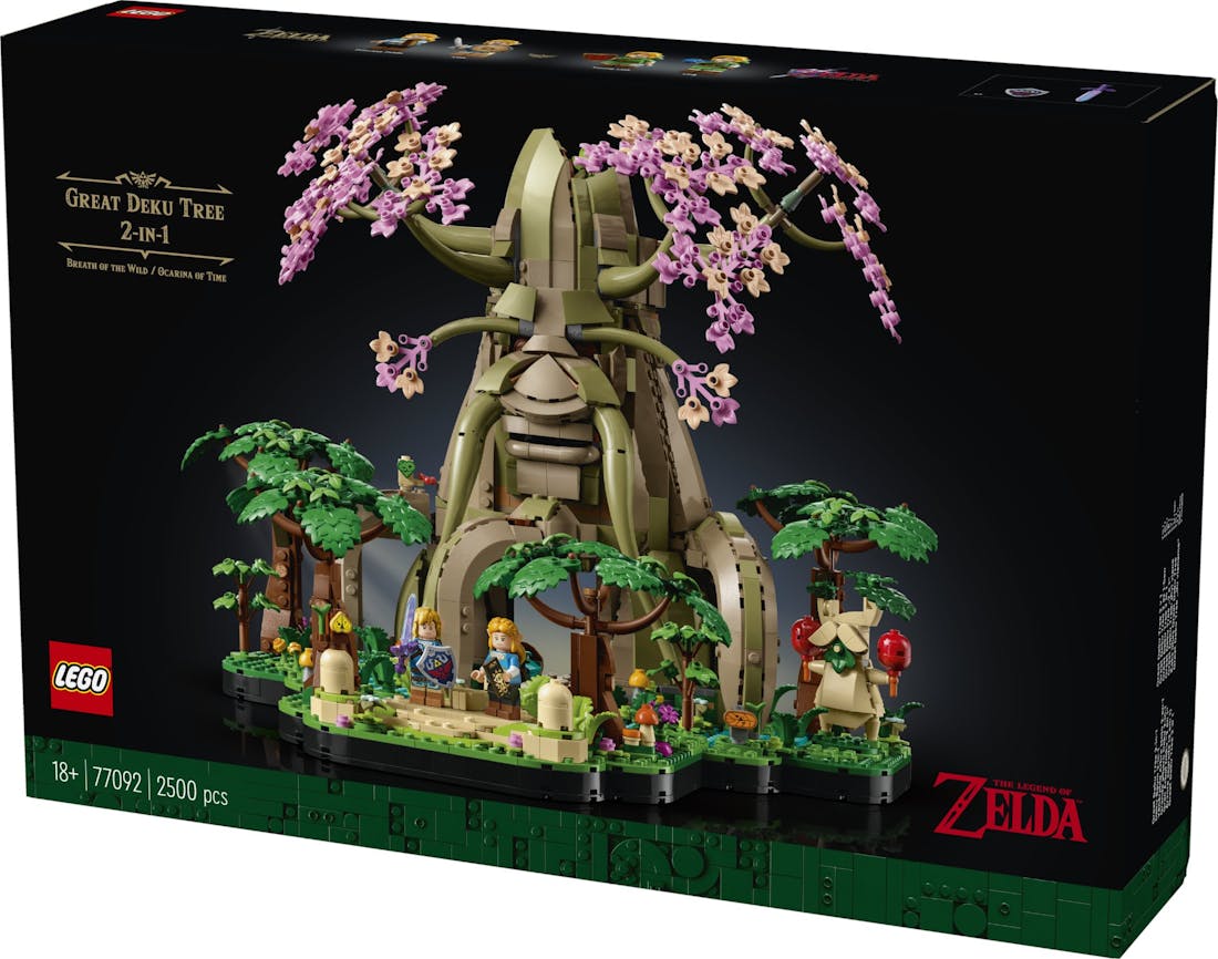 Lego-set met Grote Deku-boom uit Zelda komt in september