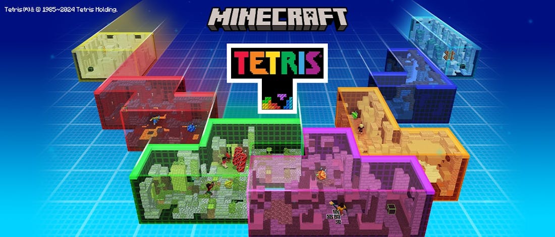 Nieuwe Tetris-dlc aan Minecraft toegevoegd