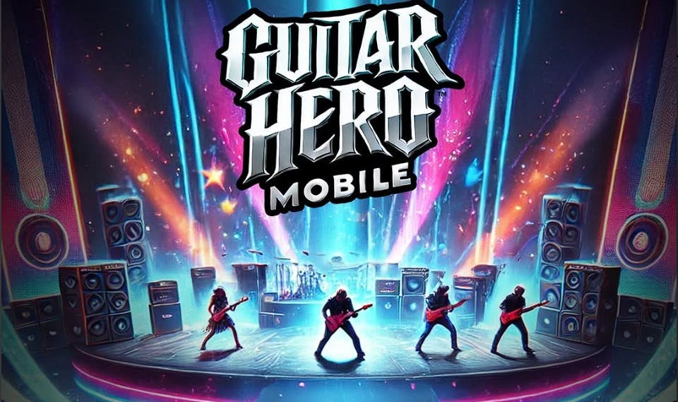 Activision deelt door AI gemaakt promotiebeeld voor Guitar Hero Mobile