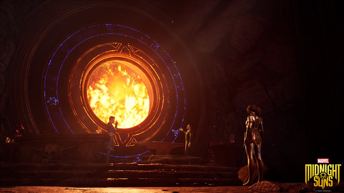 0f0ded368bbe4e1f923f219d7b25ac1c.png De Abbey is de thuishaven van spelers in Marvel's Midnight Suns