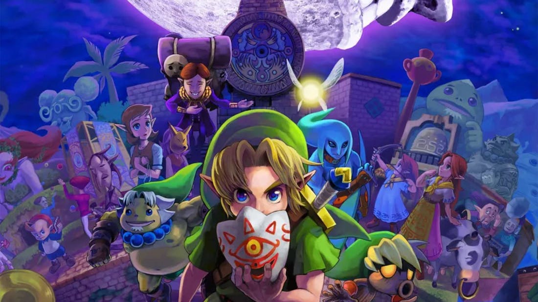 zelda-majoras-mask-character-artwork-clock-town.jpg Zelda: Majora's Mask verschijnt in februari op Nintendo Switch Online