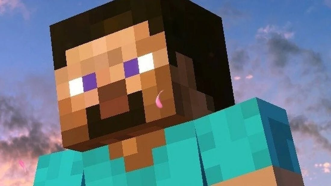 steve-minecraft.jpg Steve uit Minecraft heeft zijn baard teruggekregen