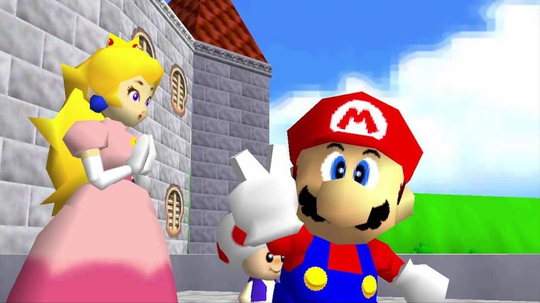 super-mario-64.jpg Zo ziet Super Mario 64 er als first-person horrorgame uit