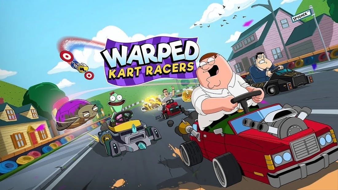 warped-kart-racers.jpg Warped Kart Racers bevat personages uit Family Guy en meer
