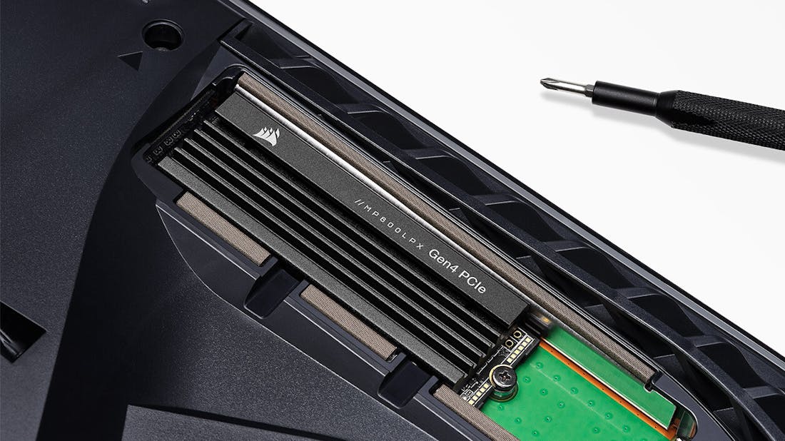 corsair-mp600-pro-lpx.png Corsair MP600 Pro LPX-ssd is speciaal voor PS5 ontwikkeld