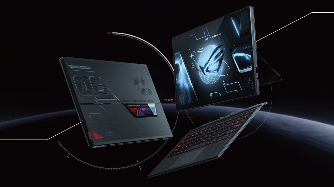 rog-flow-z13-hero-visual_bzGEZS9.png ROG Flow Z13 belooft high-end gaminglaptop in tablet-vorm