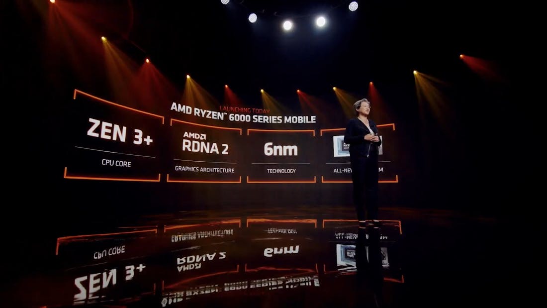 amd-ces-2022-keynote.png AMD onthult Ryzen 6000-apu's; Ryzen 7000 kort geteaset