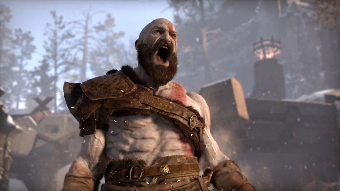 Kratos boos.jpg God of War-acteur ontkent te hebben gehint naar aankomend nieuws