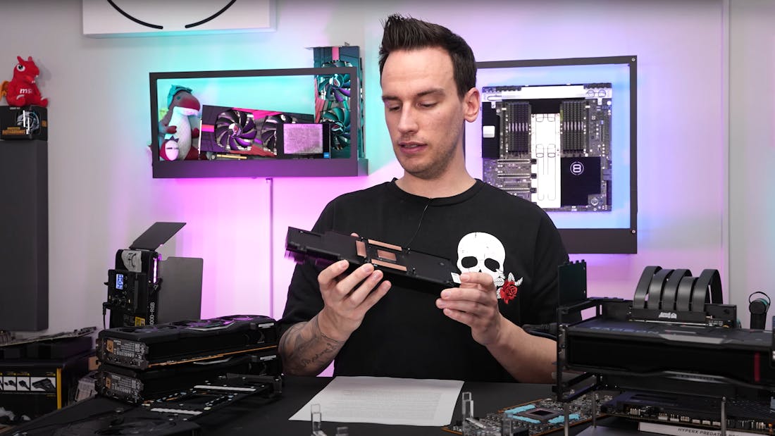 der8auer-rx-7900-xtx-verhitting.jpg der8auer: 'verhitte RX 7900 XTX te wijten aan dampkamer'