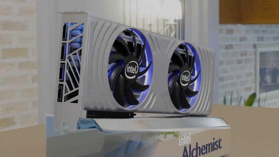 intel-arc-alchemist-referentiekaart.png Renders tonen hoe Intel Arc-referentiekaart eruit kan zien