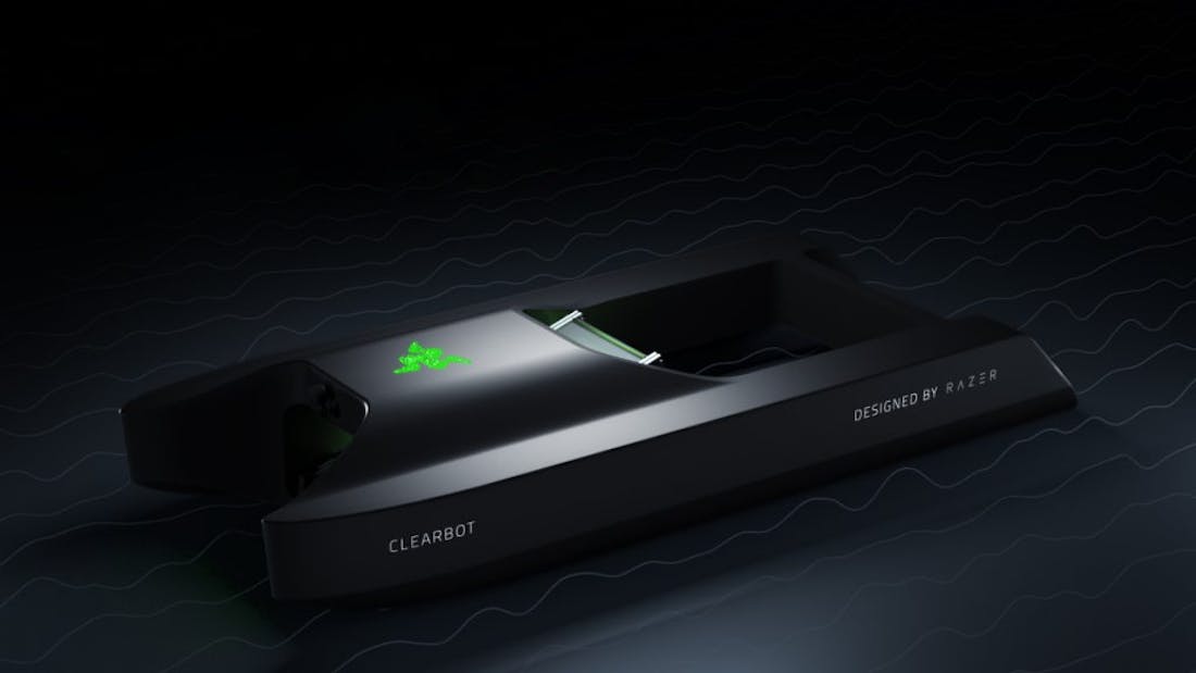 razer-clearbot.png Razer ontwerpt schoonmaakrobot om plastic uit de zee te vissen