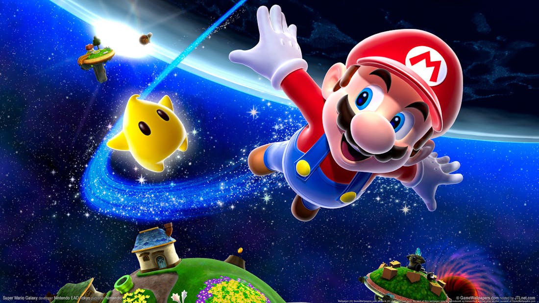 Super Mario Galaxy Nintendo licht de content van Super Mario 3D All-Stars uit