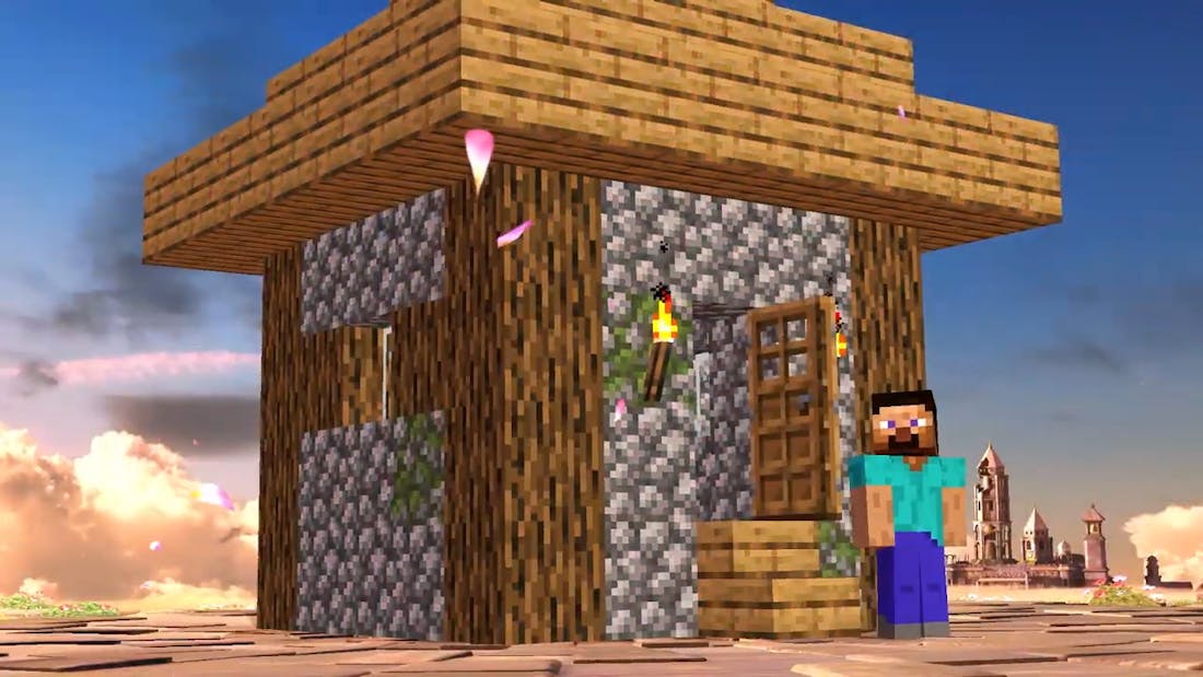 Super Smash Bros Minecraft-personages komen naar Super Smash Bros. Ultimate