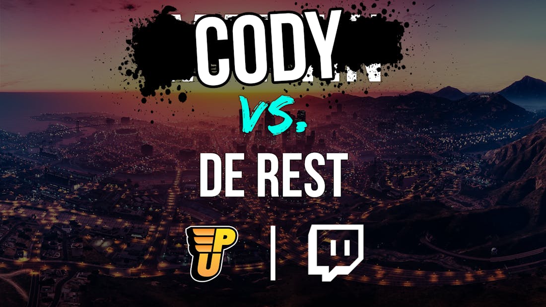 cody-v-de-rest.png Live om 14:30: Cody vs. de Rest