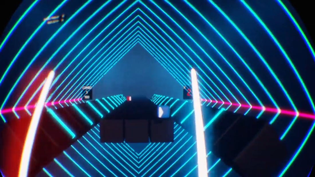 dreams-vr-psvr-beat-saber-remixable-for-custom-songs-0-20-screenshot.png Dreams-speler maakt Beat Saber na in vr