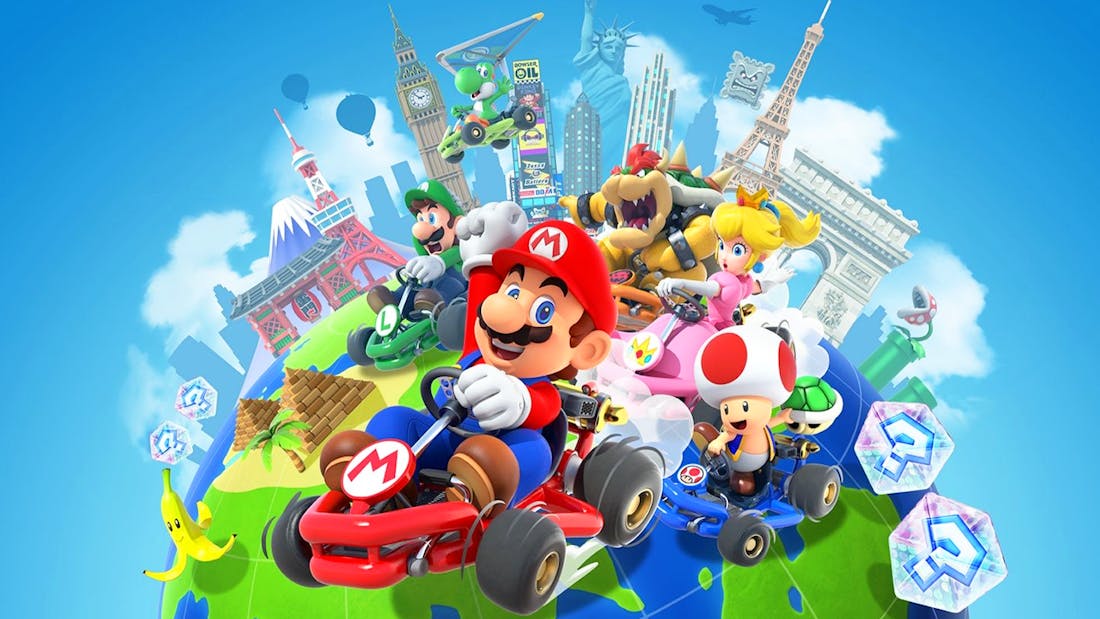 mario-kart-tour-ban.png Mario Kart Tour ontvangt nieuwe content vanwege Mario Kart World-release