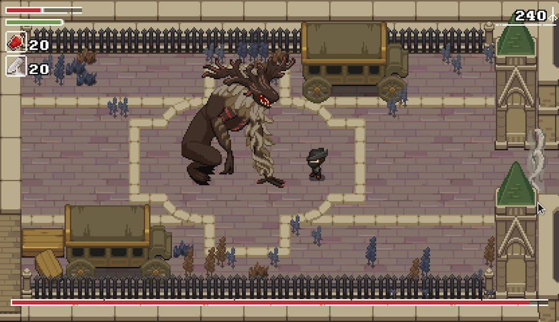 yarntown.png Yarntown combineert Zelda met Bloodborne