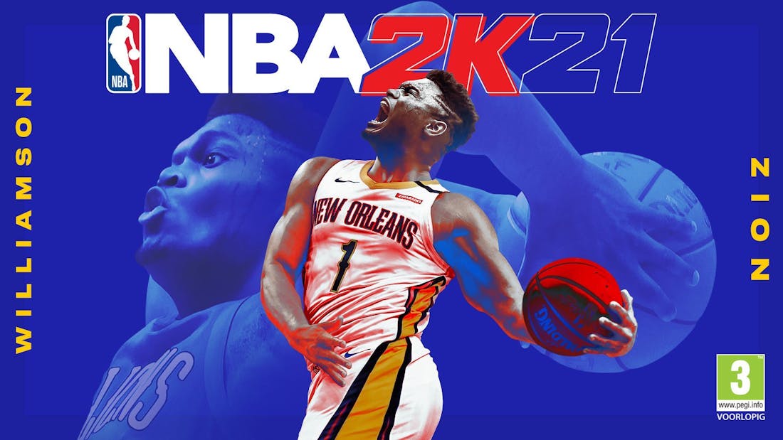 zion.jpeg Zion Williamson van New Orleans Pelicans op tweede cover NBA 2K21