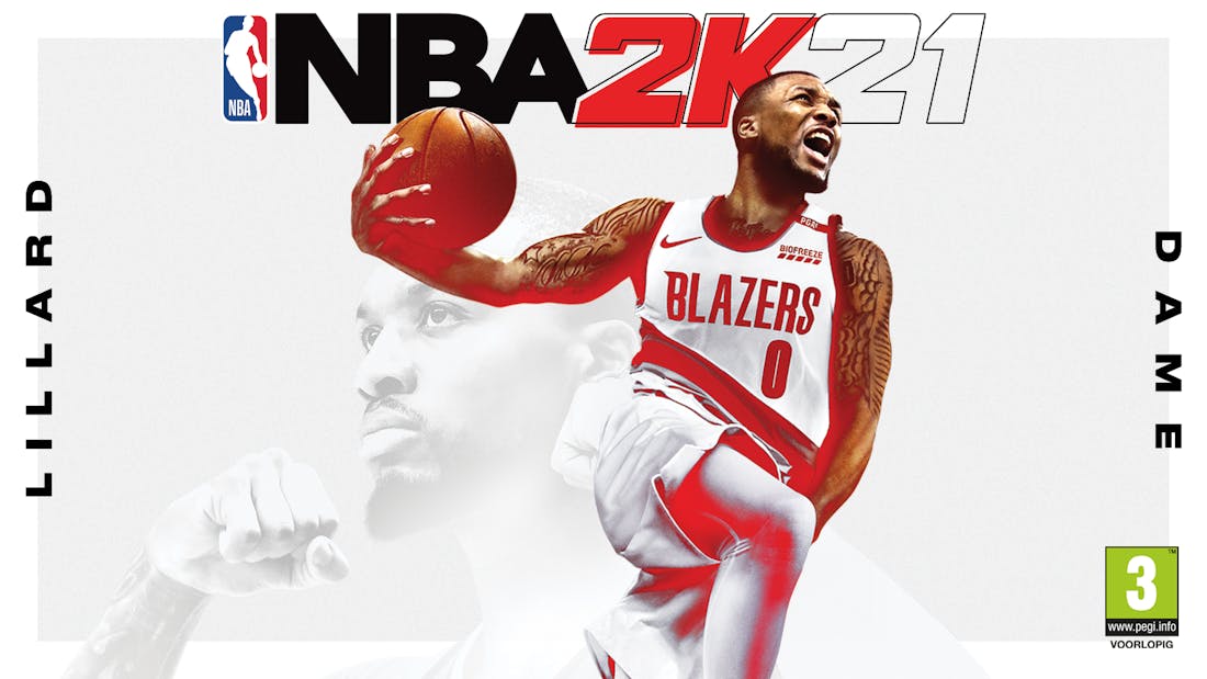 lillard.png Portland Trail Blazers-ster Dame Lillard op eerste cover NBA 2K21