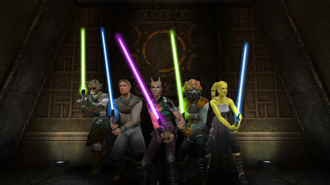 star-wars-ban.png Star Wars Jedi Knight: Jedi Academy is uitstekende fanservice