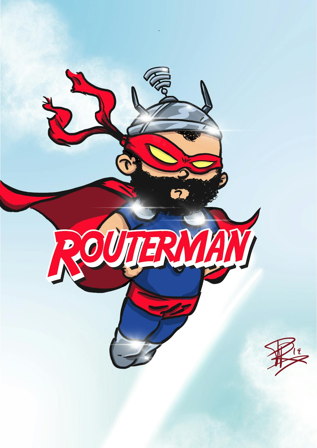 routerman.jpg De Wouter (én stagiairs)-afscheidsstream