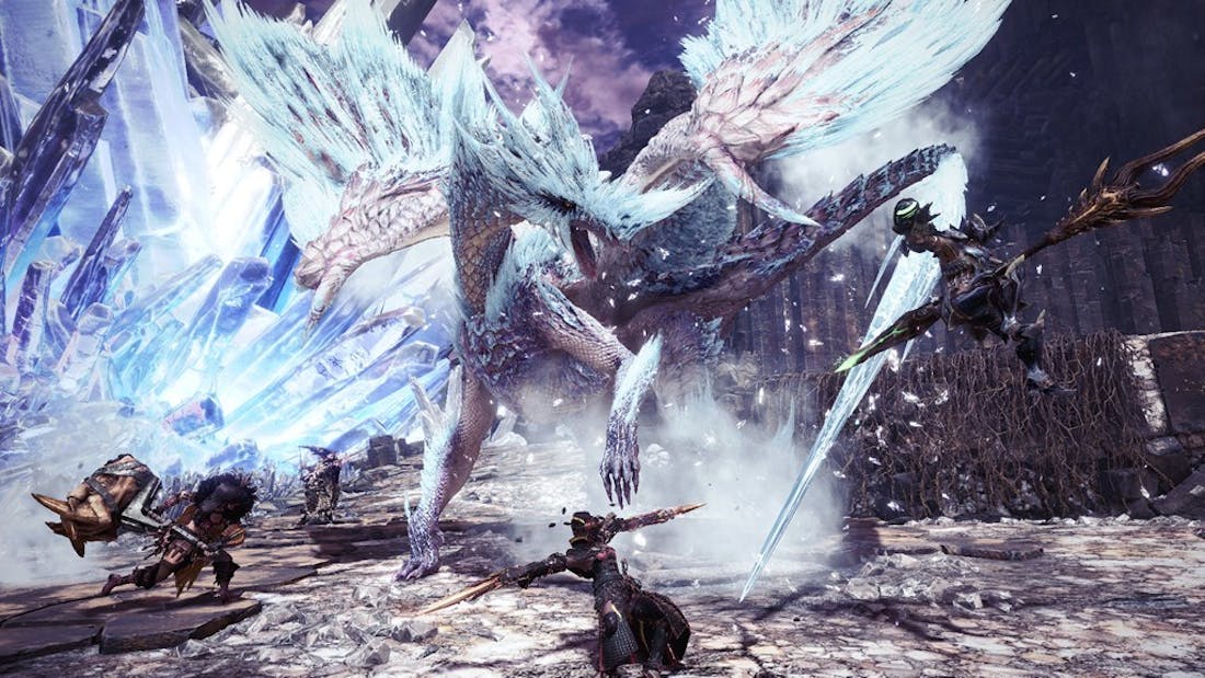 beestenjagerwereldijsje.jpg Monster Hunter World: Iceborne vier miljoen keer verscheept