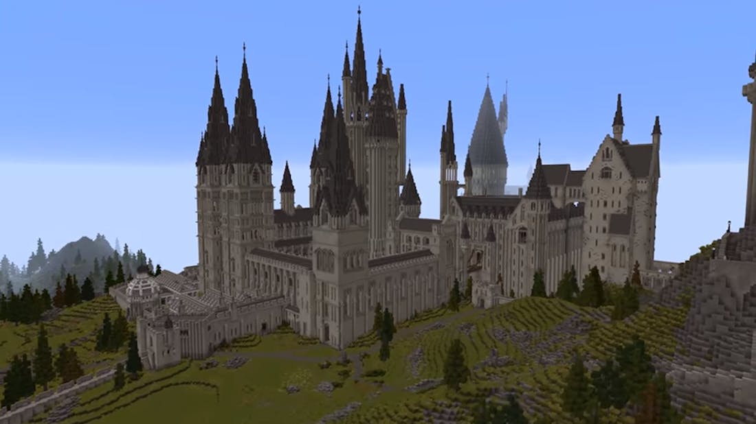 hogwarts.png Modders creëren volledige Harry Potter-rpg in Minecraft