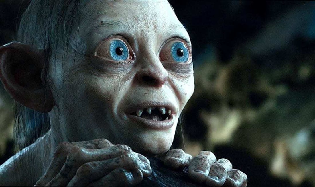 Gollum Sméagol wijkt af van filmuiterlijk in The Lord of the Rings: Gollum