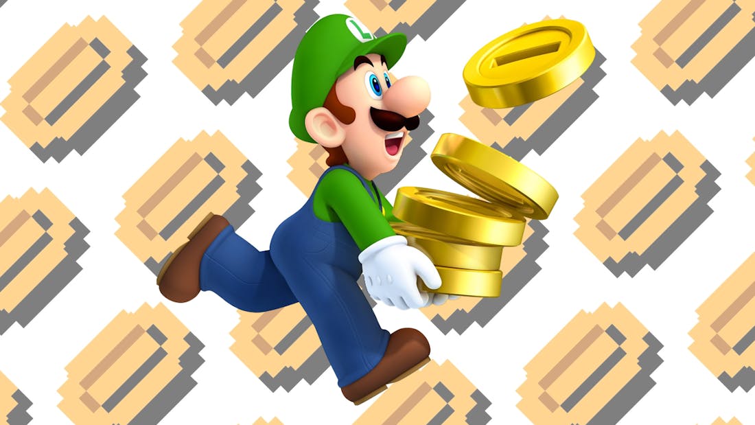 luigi-money.png Nintendo heeft zijn hebberigheid niet onder controle