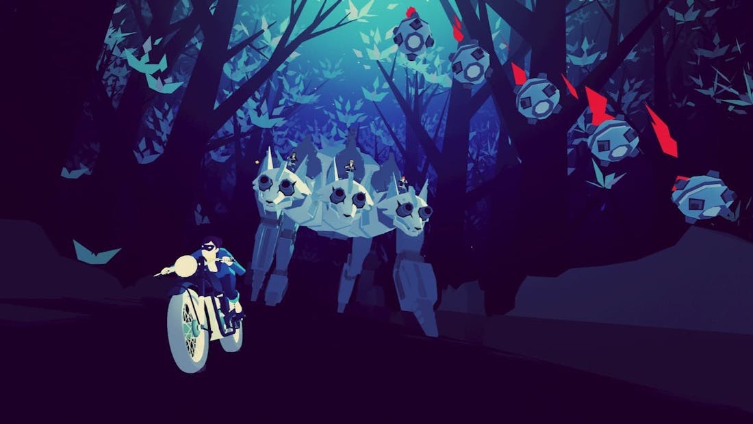 sayonara wild hearts.jpg Apple Arcade live op iOS 13-bèta