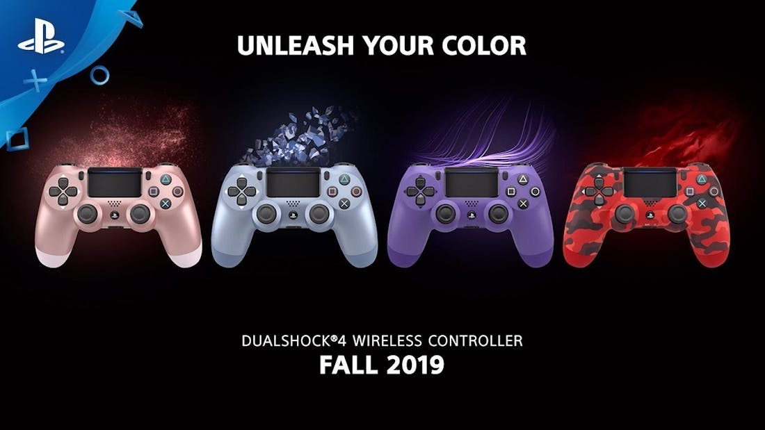dualshock-controllers.jpg PlayStation 4-Controller krijgt vier nieuwe kleuren