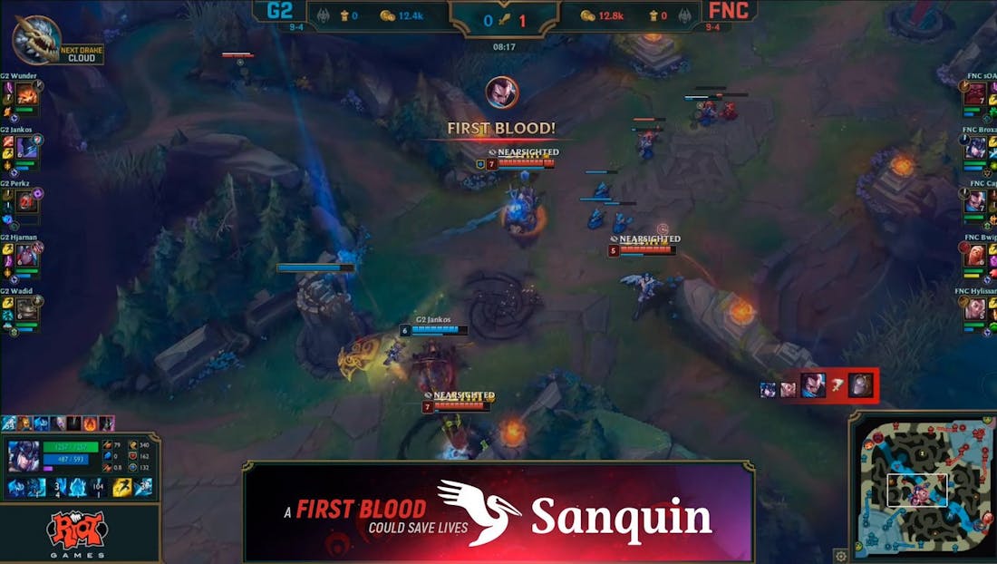 sanquin.jpg Was de League of Legends-finale in Rotterdam een maatstaf voor e-sports in Nederland?