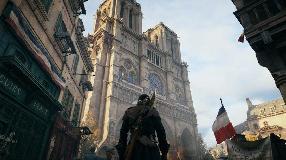 Assassin's Creed Unity Ubisoft doneert 500.000 euro om Notre-Dame op te knappen