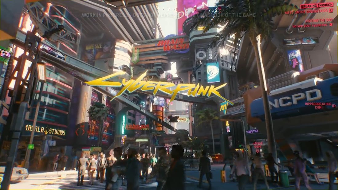 cyberpunkie2.png De ontwikkeling van Cyberpunk 2077 is in volle gang