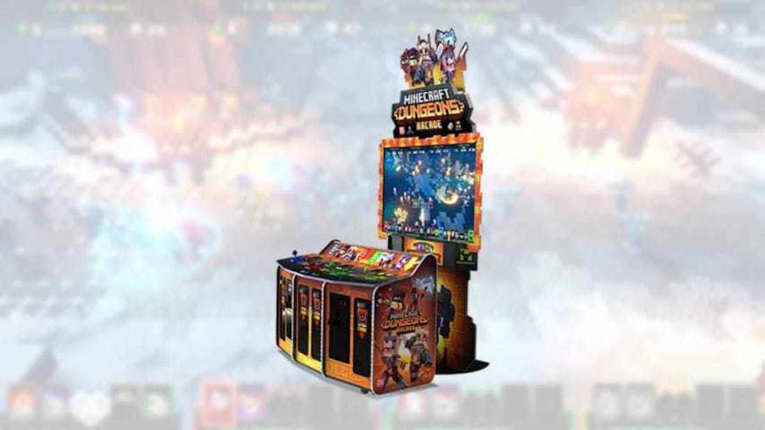 minecraft_dungeons_arcade.jpg Mojang brengt arcadekasten met Minecraft Dungeons uit