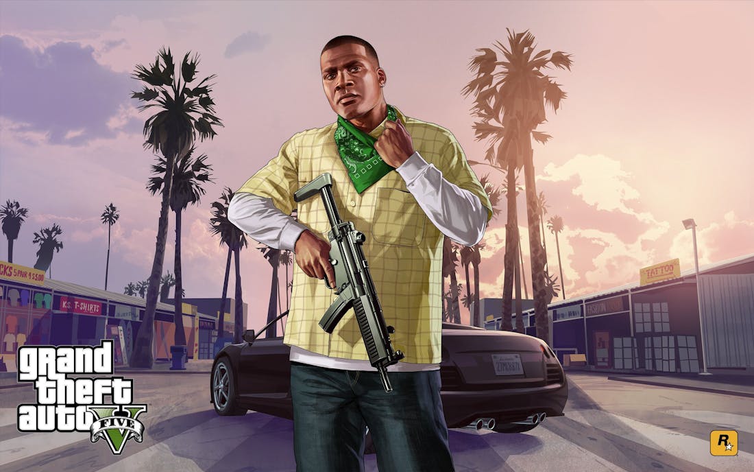 1105791.jpg Grand Theft Auto 5-stemacteurs herspelen 'Lamar Roasts Franklin'-scène